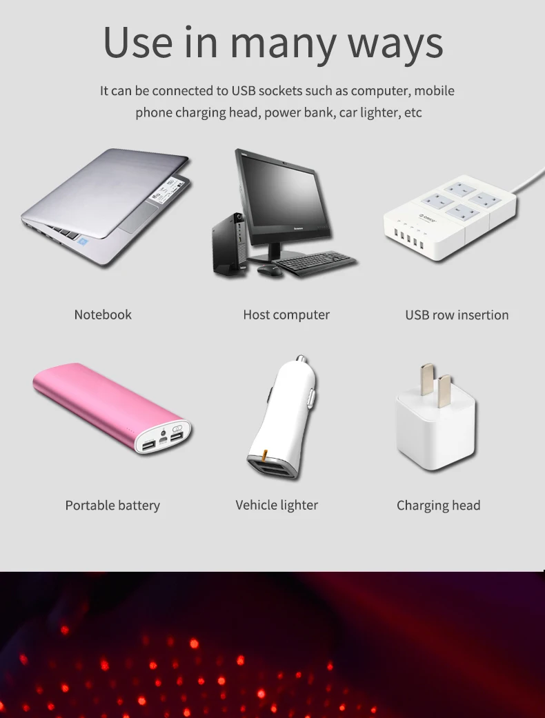 Автомобильный стиль USB интерьерный декоративный светильник звездное небо лазерная лампа авто проекция Регулируемый несколько атмосферный Galaxy светильник