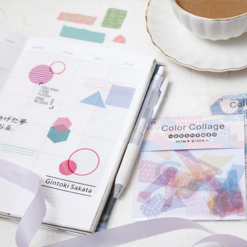 30 x записываемая наклейка Bullet Journal декоративные наклейки из бумаги васи Скрапбукинг палочка этикетка дневник канцелярский альбом палочка этикетка
