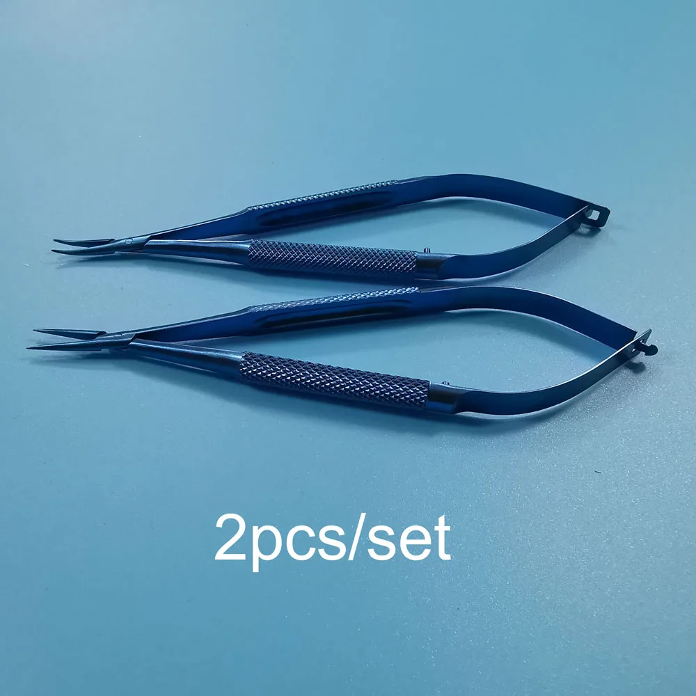 Conjunto de Suporte de Agulha de Forcep Instrumentos de Liga de Itanium de 12cm Scissor Instrumentos Oftálmicos 5 Instrumentos p pálpebra