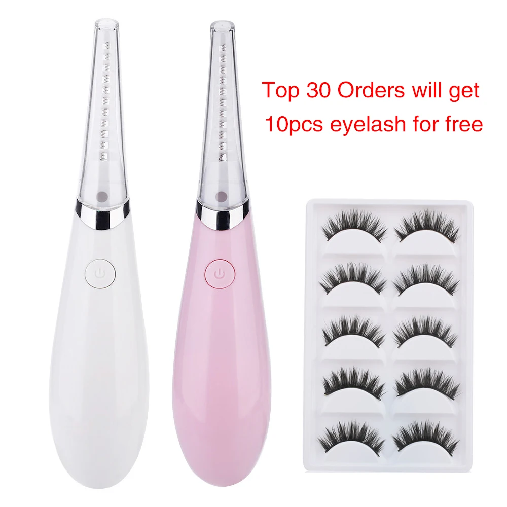 

Beauty Gift aElectric Heated Eyelash Curler Long-Lasting Electric Ironing lash curler USB Rechargeable Make up Curling eyelash