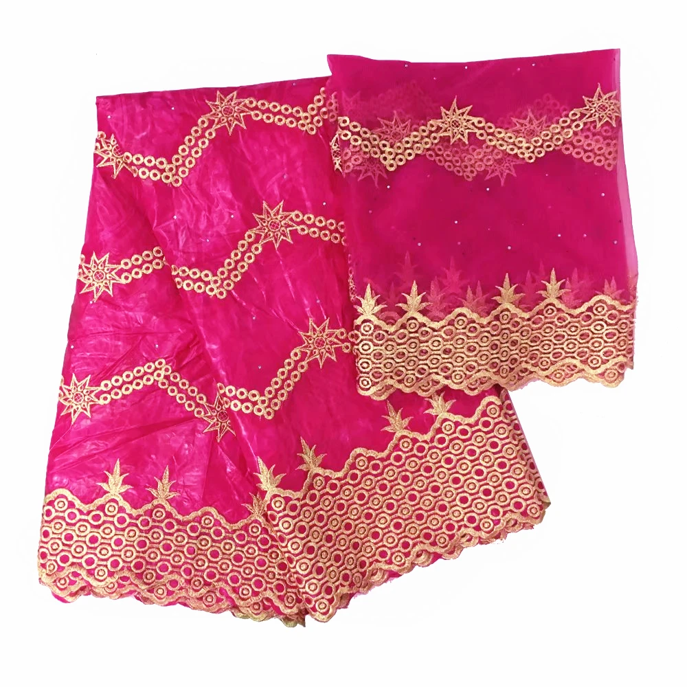 Прямая с фабрики ткань Bazin Африканский tissu riche getzner brode getzner riche ткань с бисером с 2 ярдов Тюль Кружева Горячая