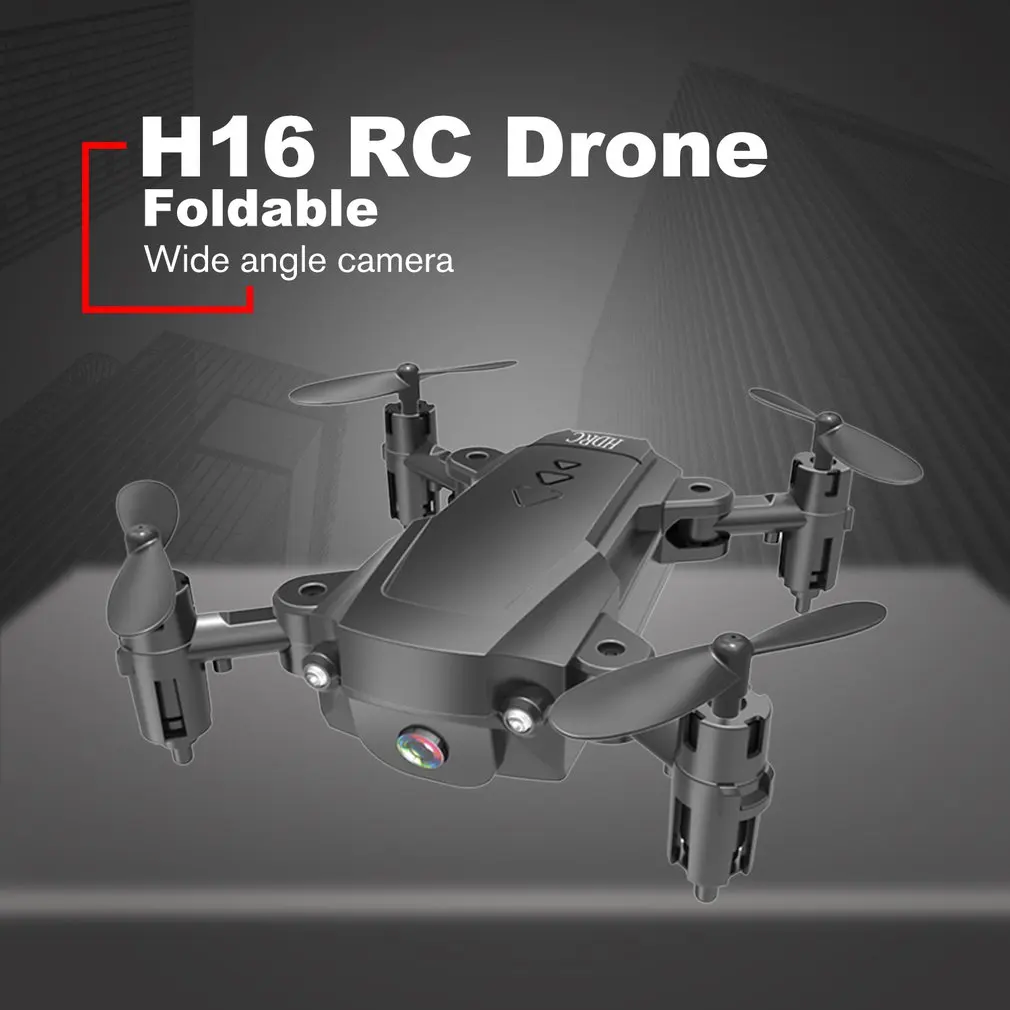 H16 складной RC WiFi FPV Дроны с HD камерой RC вертолет самолет высота удержания воздушные видео игрушки для детей