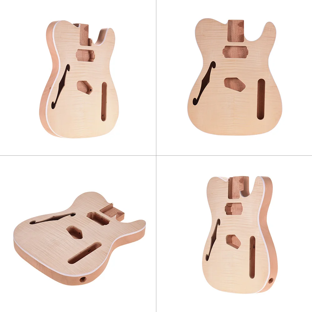 Muslady TL-FT03 незавершенная гитара Корпус из красного дерева пустой корпус гитары для теле Стиль электрогитары DIY аксессуары для гитары