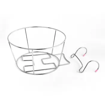 

Garden Plant Hanging Balcony Flower Pot Bracket Holder Shelf Fence Railing Rack B0KC