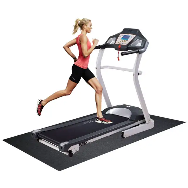 US $24.53 180x75cm NBR Exercise Mat Gym Fitness Equipment For Treadmill Bike Protect Floor Mat Running Machin