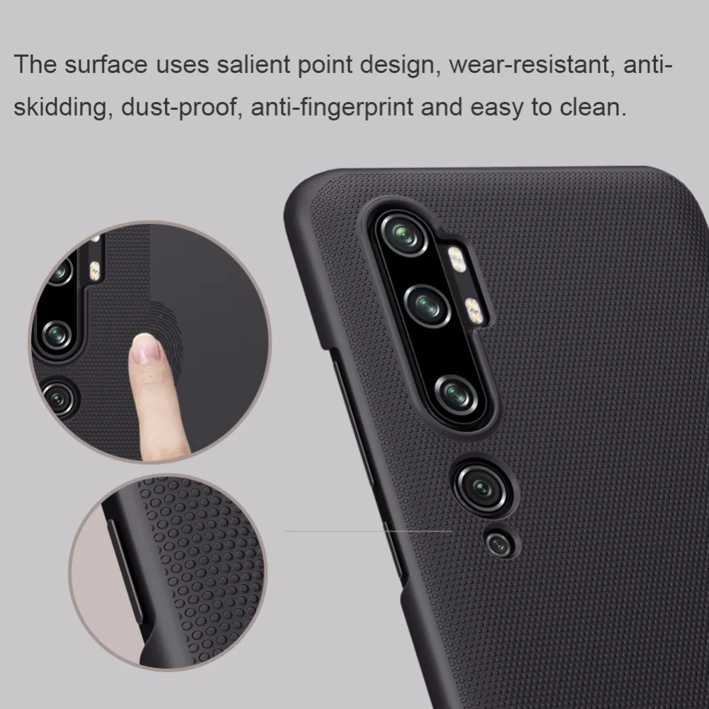 10 шт./лот Nillkin супер матовый защитный чехол для Xiaomi mi CC9 Pro жесткая задняя крышка из ПК чехол для mi Note 10/mi Note 10 Pro Чехол