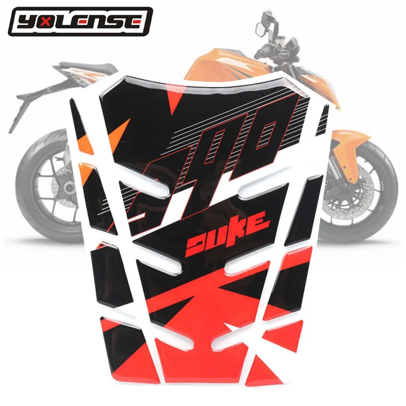 Мотоцикл 3D топливного бака колодки защитные наклейки для KTM DUKE390 RC390 DUKE 390 RC 390
