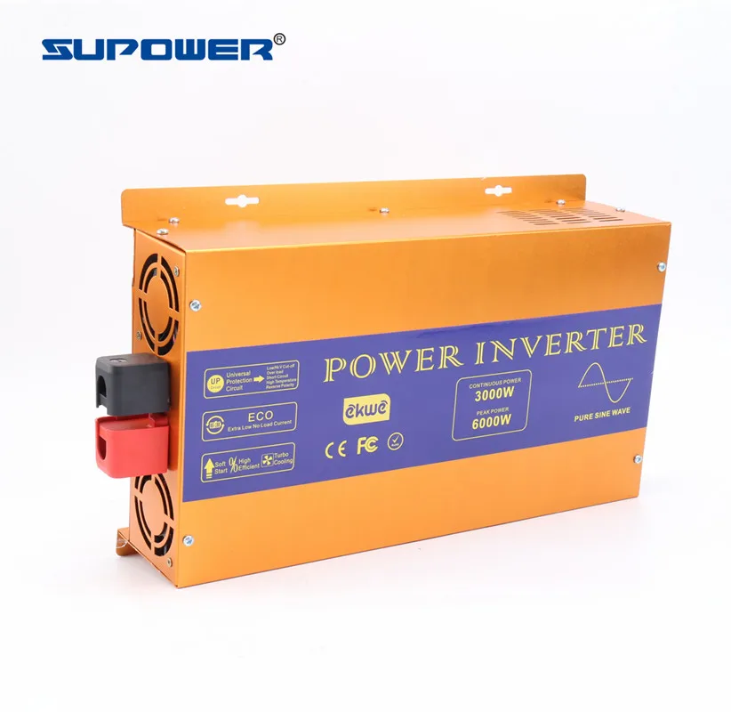Высокая эффективность 3000 Вт AC/DC 12V 24V 36V 48V к переменному току 220V 110V 50/60Hz