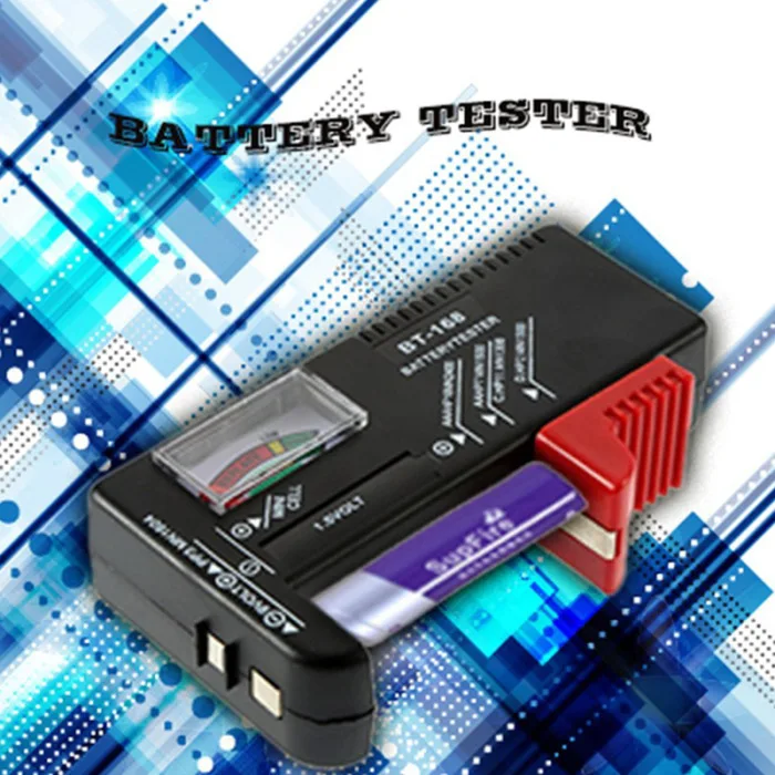 Цифровой тестер емкости батареи lcd для 9V 1,5 V AA AAA ячеек C D батареи TB