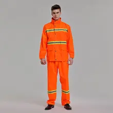 Водонепроницаемый дождевик, светоотражающий костюм для взрослых мужчин и женщин, уличная защита труда, утолщенный Многофункциональный санитарный Рабочий Комбинезон