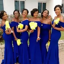 maid of honor royal blue dress