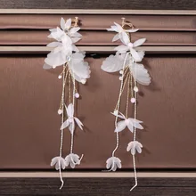 Mission Ming заколки Лидер продаж бабочка заколки серьги набор детские украшения невесты ручной работы головной убор Свадебные аксессуары