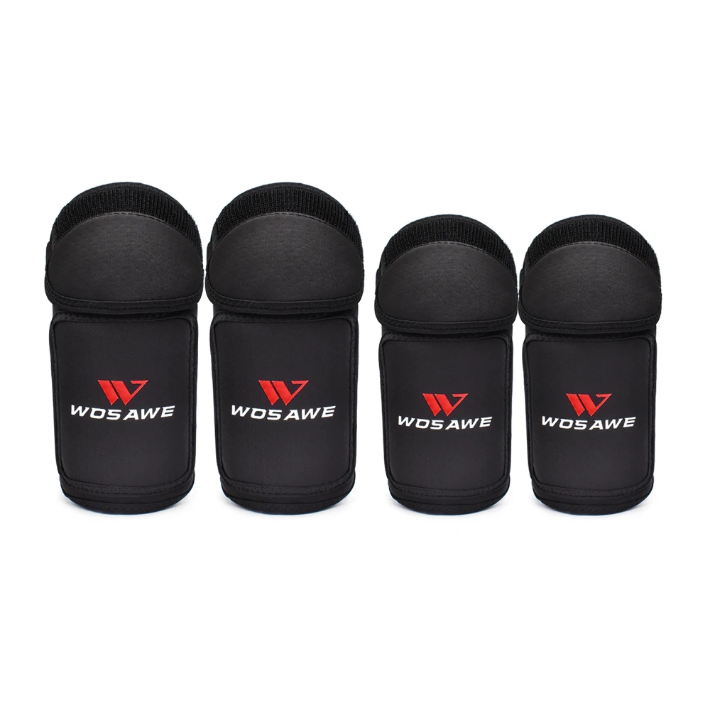WOSAWE Children's Motorcycles Knee Brace Pad Elbow Pads Set Protective Gear Motorcycles Motorbike Skating Knee Protector - Цвет: 4pcs set