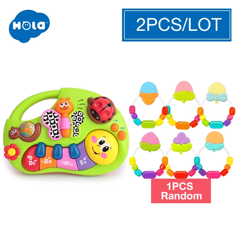 HOLA 927 детские игрушки обучающая машина, игрушка с подсветкой и музыкой и обучающими сюжетами, Игрушка музыкальный инструмент для малышей 6 месяцев - Цвет: Лиловый
