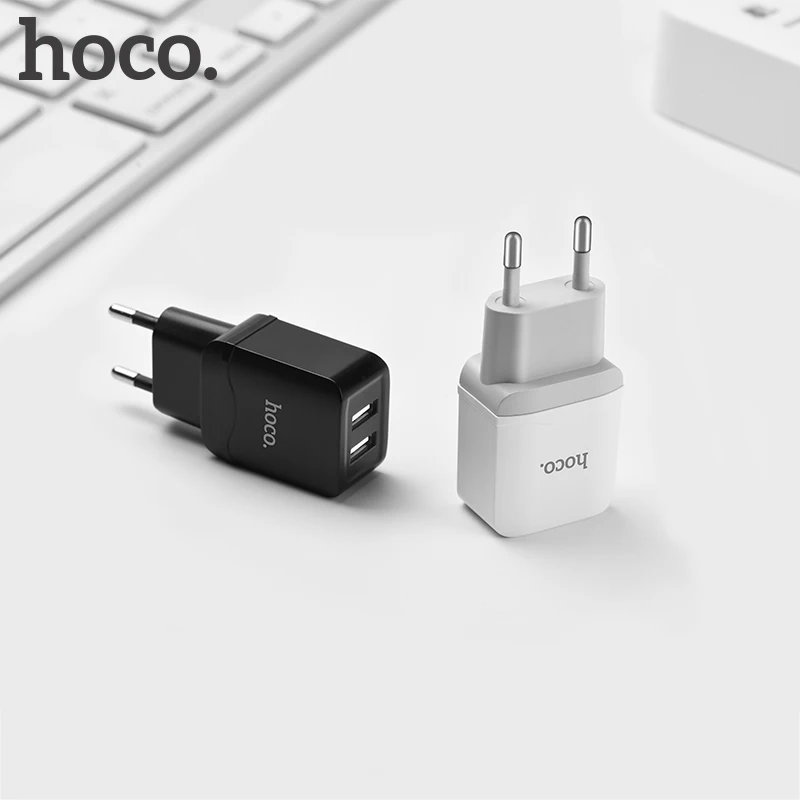 HOCO C33A 54 шт./лот 5 в 2.4A USB зарядное устройство для iPhone 11 Xs Max ЕС вилка настенное зарядное устройство адаптер для samsung Xiaomi huawei