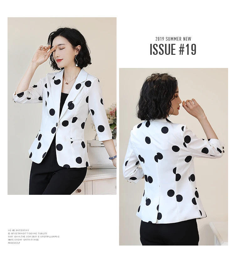 Spring And Autumn New Style Western Style Wear CHIC WOMEN'S Coat Elegant Korean-style Leisure Suit Graceful Suit