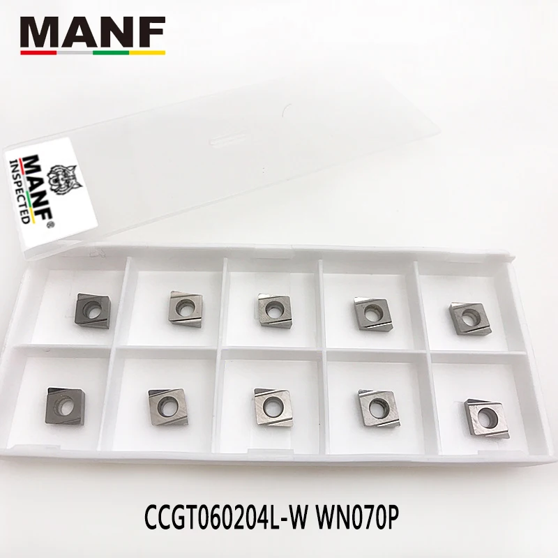 MANF твердосплавный инструмент для обработки деталей вращения вставки CCGT060204 расточные вставки ЧПУ Токарный Инструмент Держатель SCLCR06 токарный станок резак