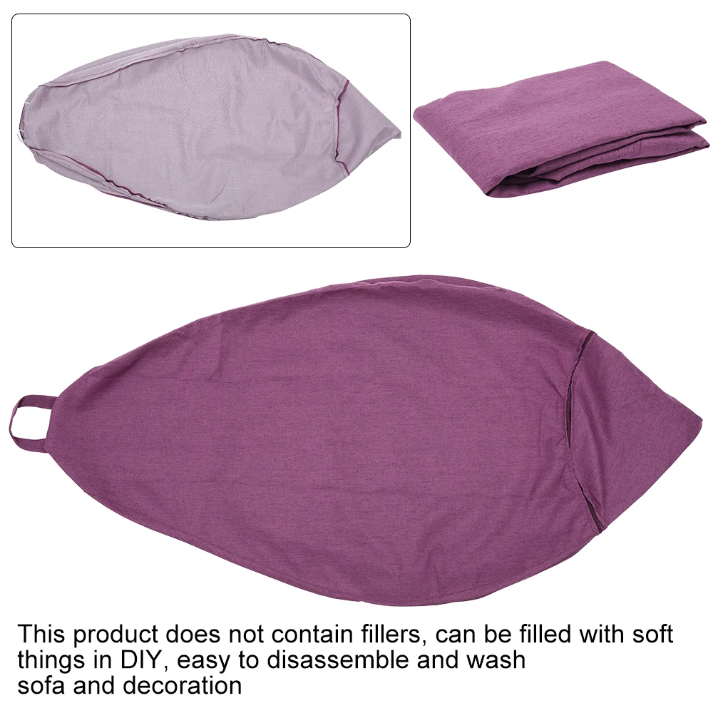 Lazy Sofas Cover Chairs Without Filler Adults Bean Bag Chair Couch Living Room Bedroom Home Tatami Lounger Seat