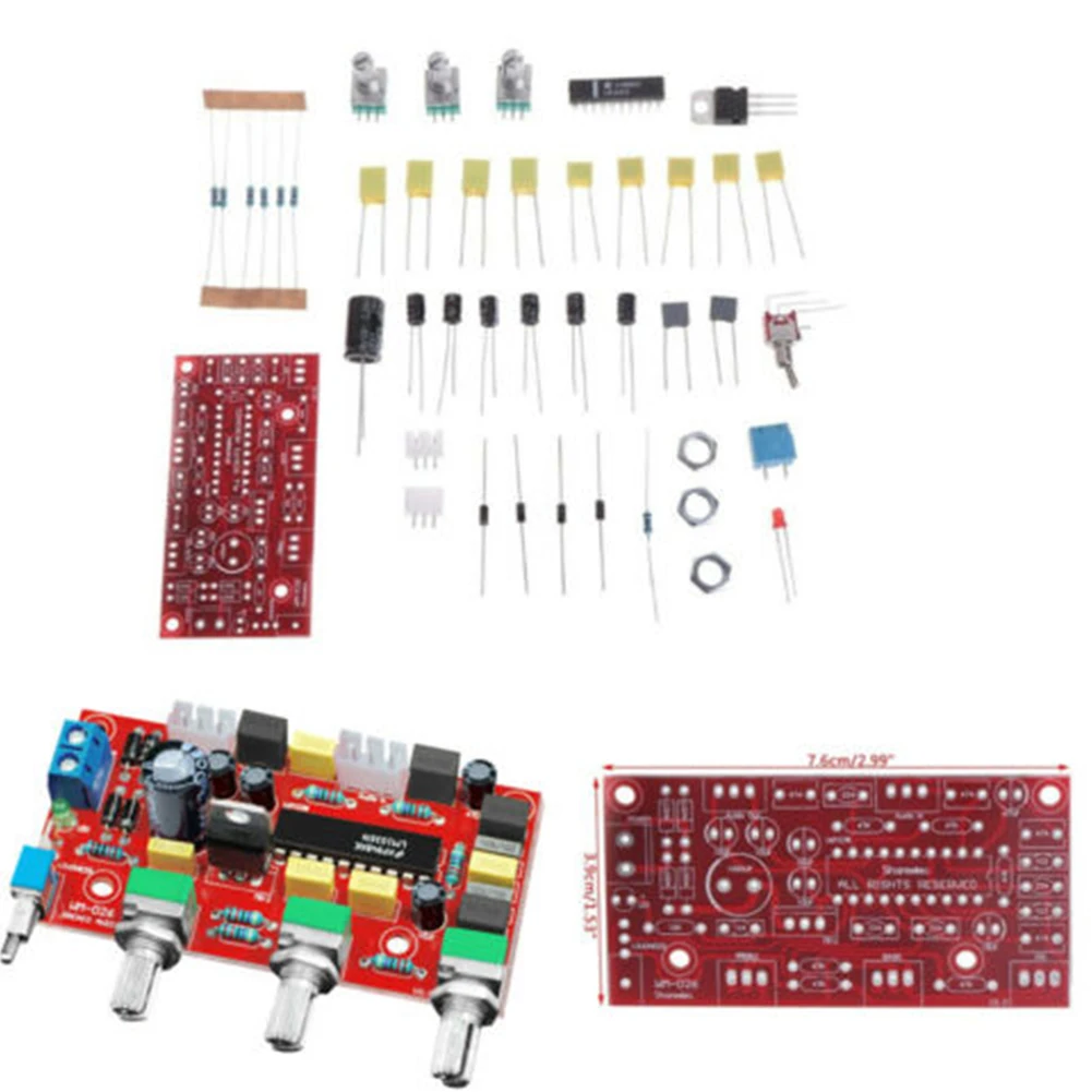 Модуль LM1036 Tone Board Kit Enthusiast HIFI усилитель баса домашний аудио DIY анти шумовые аксессуары регулятор громкости ВЧ