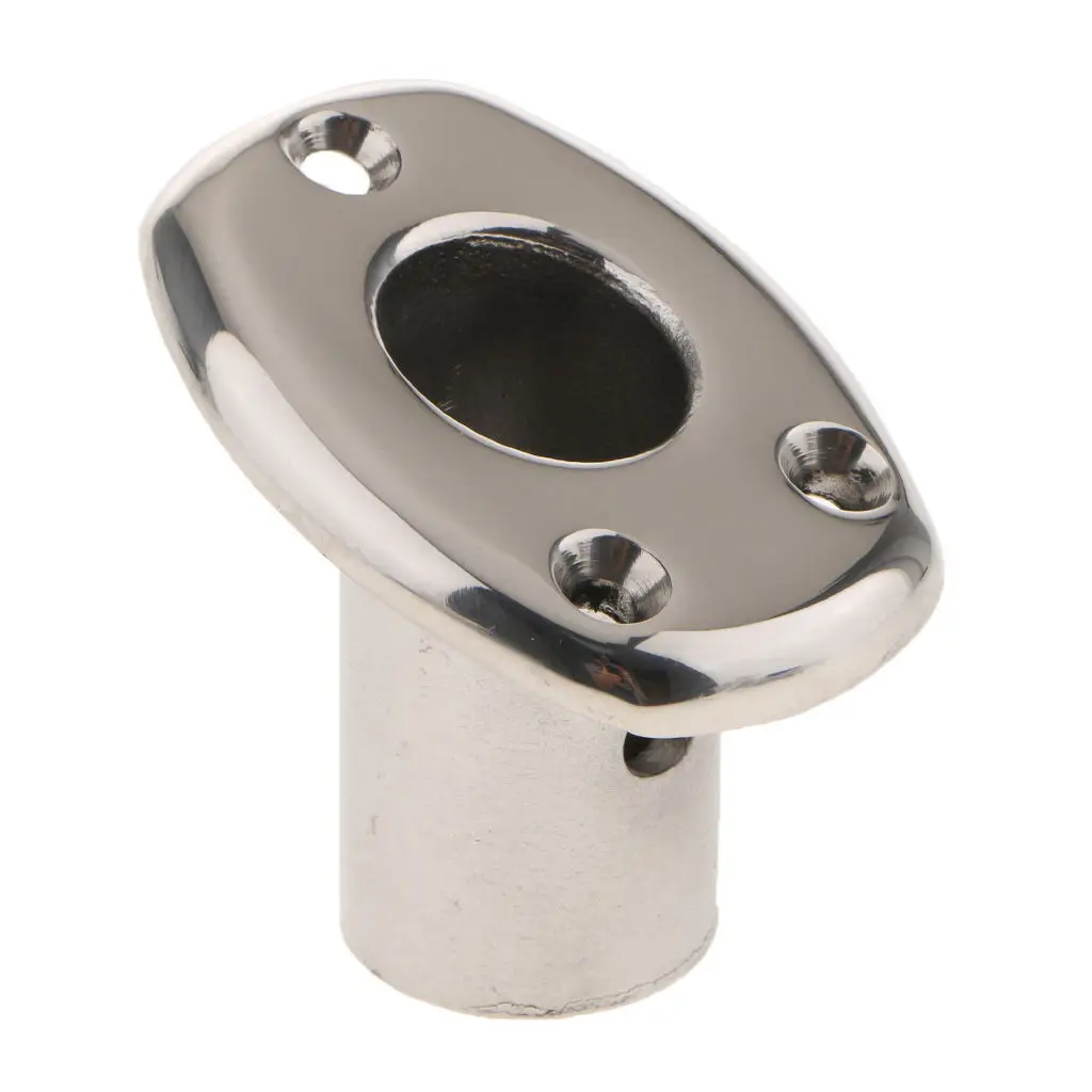 Durable Hand Rail Fitting 30 Degree Flag Pole Socket Mount Hole