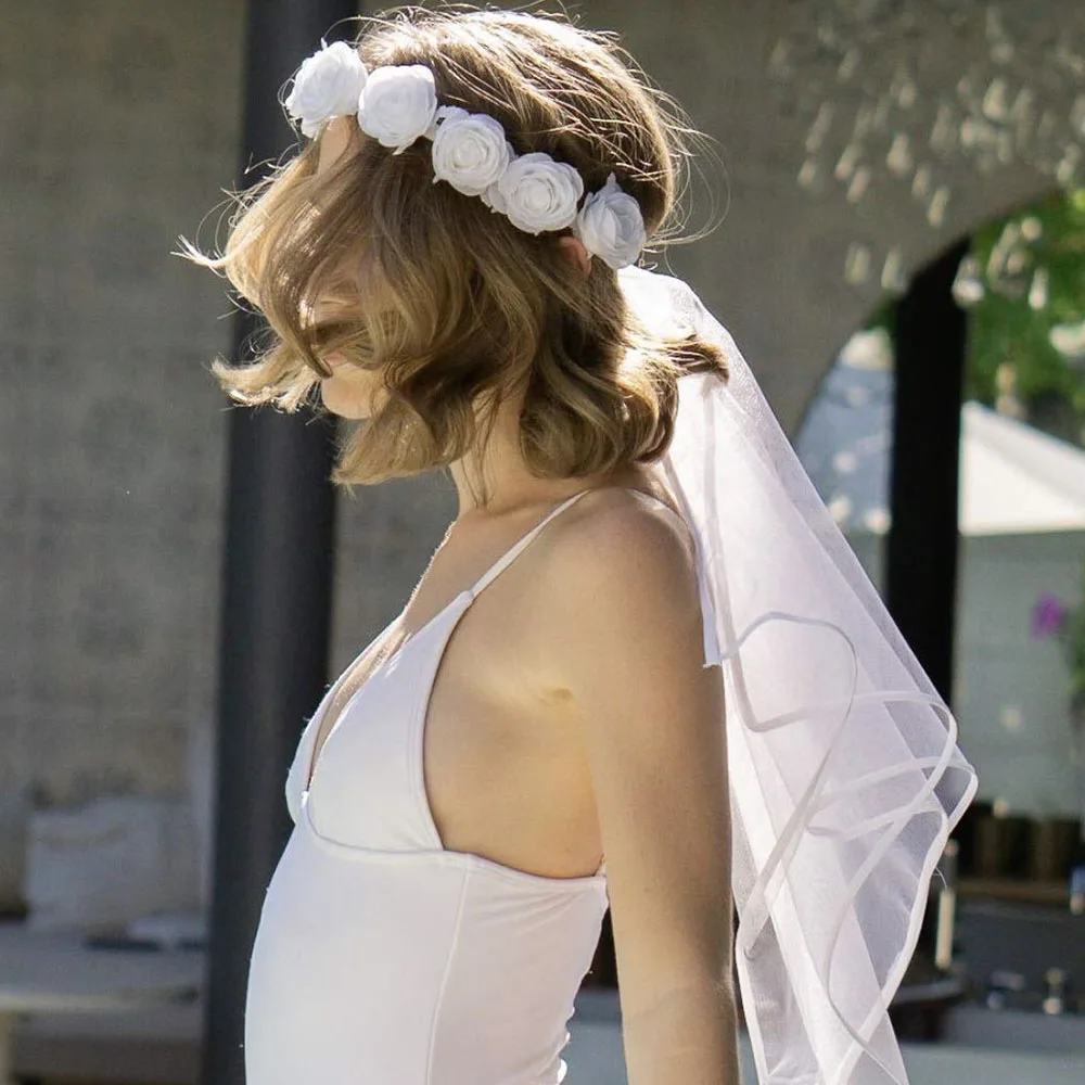 white hen do dress plus size