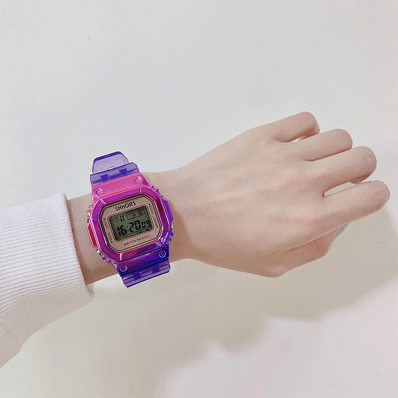 Personality Cool Lady Digital Watch Unisex Waterproof Womens And Men Watches Korean Style Sport Electronic Clock Xfcs Hodinky