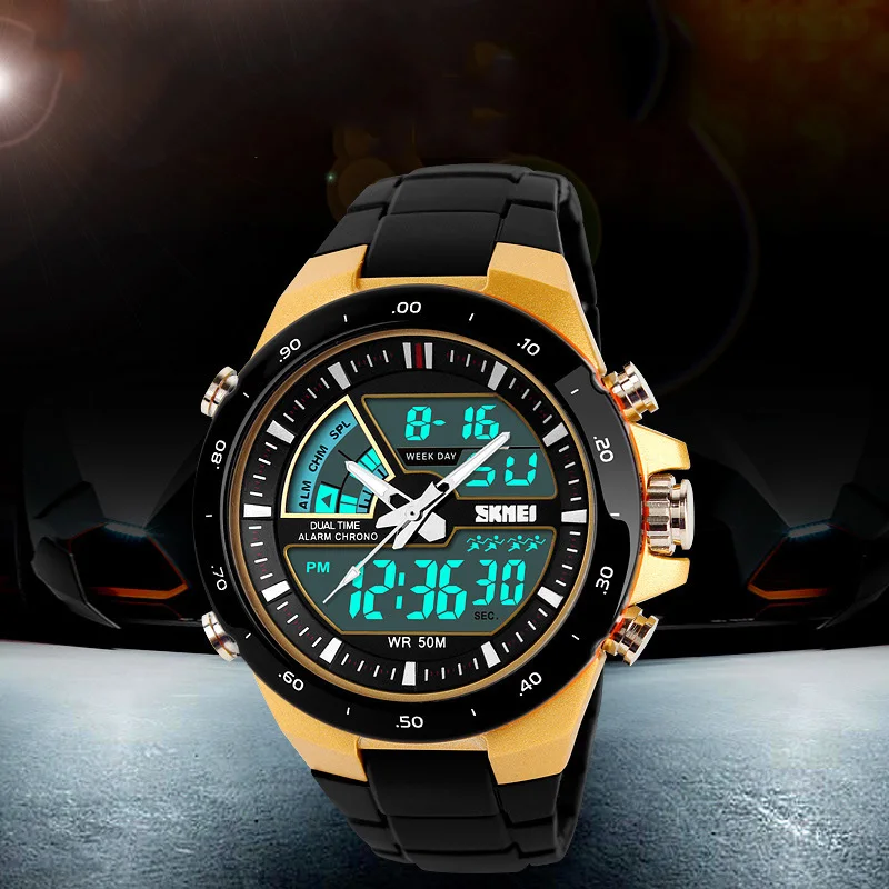 

TurnFinger Multifunctional Men's Electronic Watch Fashion Sports Waterproof Personality Trend Luxury Quality Multiple Colors