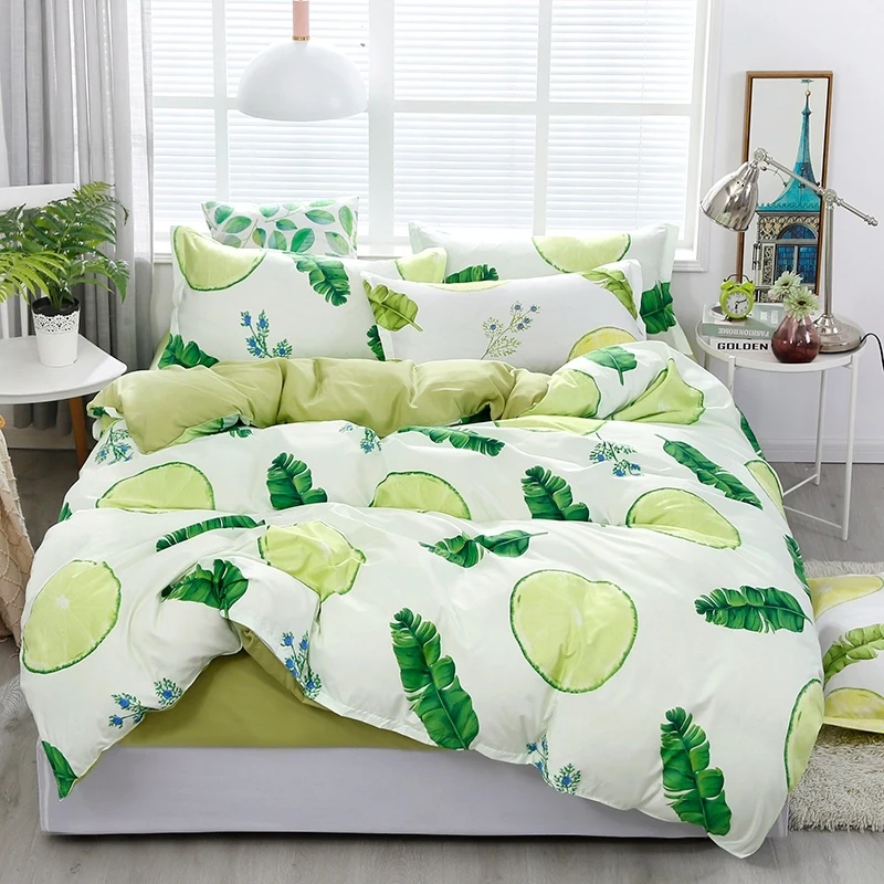 19 Yaapeet Bedding Queen King Comforter Bedding Quilt Cover Family Home Texile Duvet Cover King Size No Pillowcase 20 Styles - Цвет: 19