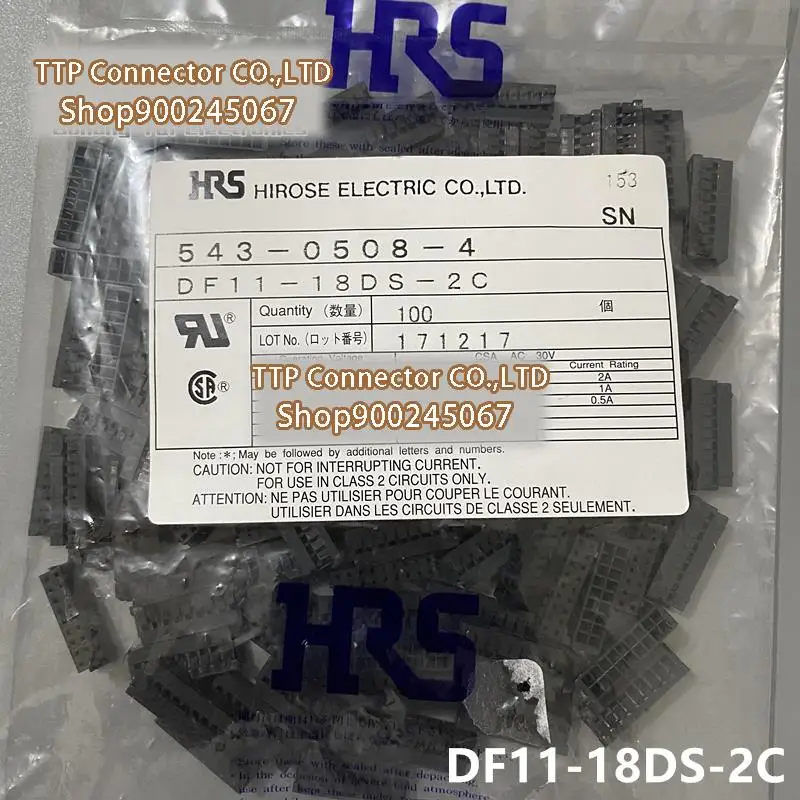 

100pcs/lot Connector DF11-18DS-2C Plastic shell 18P 2.0MM Leg width 100% New and Origianl