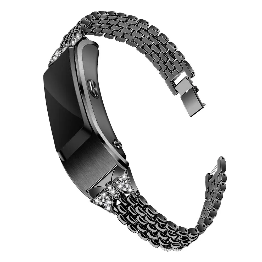 Black 18 мм Универсальный сменный ремешок для часов Garmin Active S ремень из нержавеющей стали ремешок для браслета Fossil Sport 41 мм - Цвет: Black
