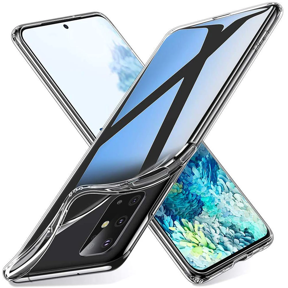 Роскошный прозрачный мягкий чехол из ТПУ для Samsung Galaxy S20 Ulltra противоударный