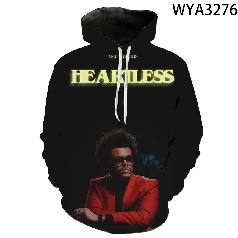 Толстовка Weeknd для мужчин и женщин Детский свитшот в стиле Харадзюку уличная