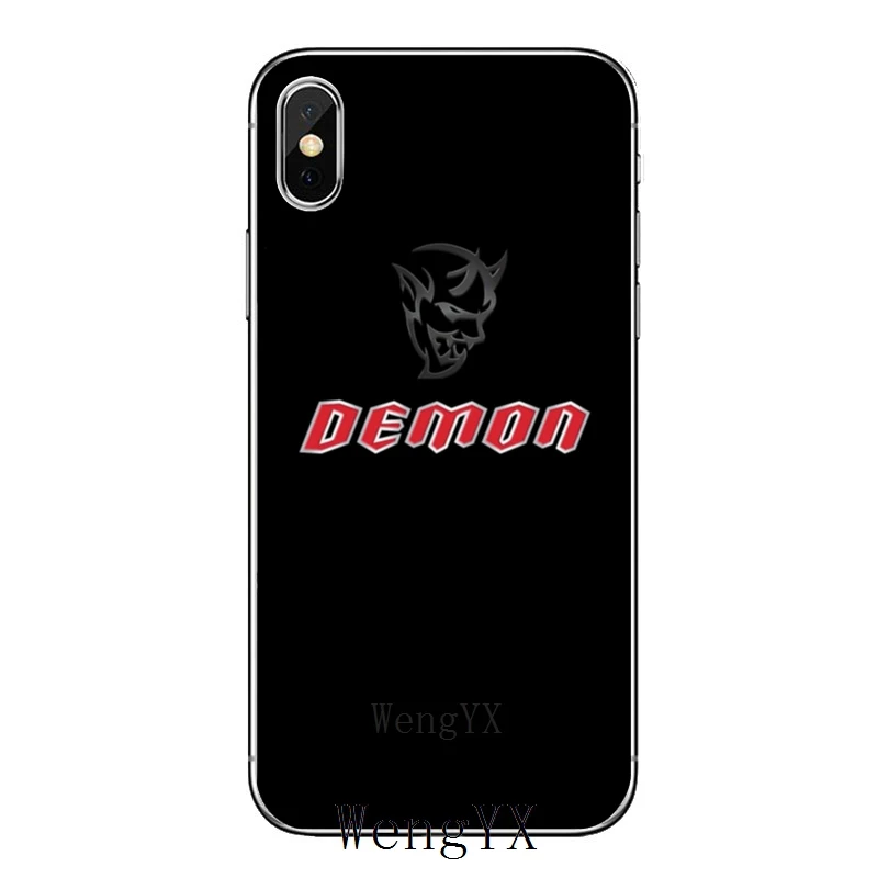 Для samsung Galaxy S10 Lite S9 S8 S7 S6 edge Plus S5 S4 Note 9 8 5 4 mini чехол Dodge Challenger STR Ram Demon Logo - Цвет: Demon-Logo-A-01