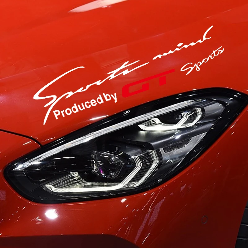 1 шт. виниловые наклейки на автомобиль GT Спортивная эмблема Светоотражающая