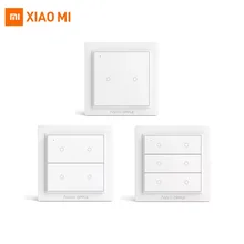 Xiaomi Aqara OPPLE Wall Switch Wireless Smart Home ZigBee 3.0 No Wiring Required Remote Control Lamp Work With Apple Home Kit