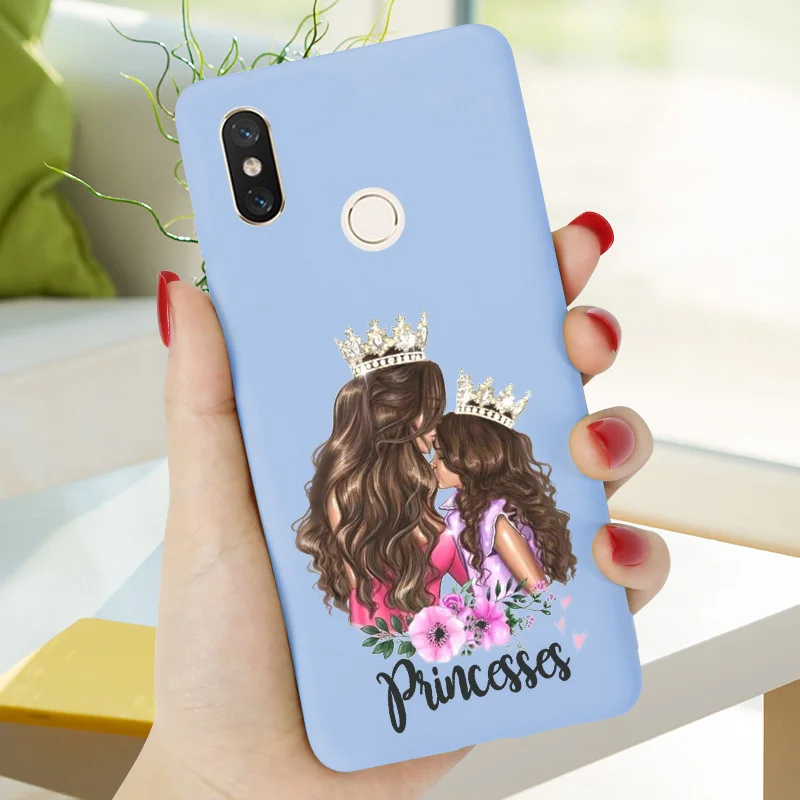 MOM16 Чехол для маленькой девочки Redmi 6A, чехол для Xiaomi Redmi 7A, 8A, 6A, 7 A, Redmi Note, 7, 6, 8 Pro, чехол, карамельный цвет, Силиконовый ТПУ бампер Super Mama - Цвет: MOM16
