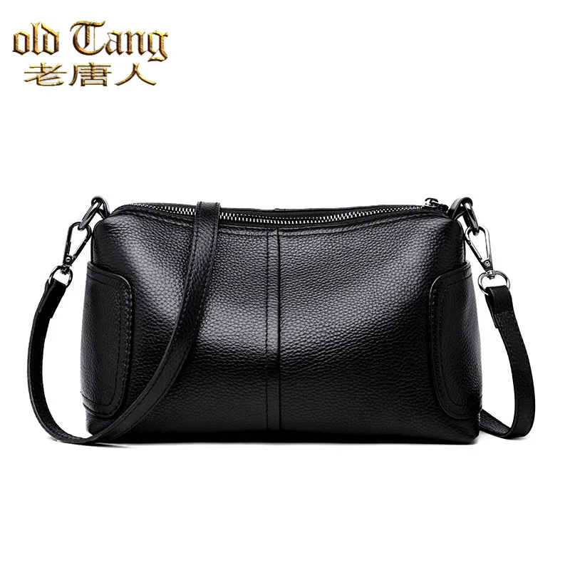 

OLD TANG High Quality Genuine Leather Messenger Bags For Women 2020 Famous Brand Clutch Shoulder Crossbody Bag Purse For Lady