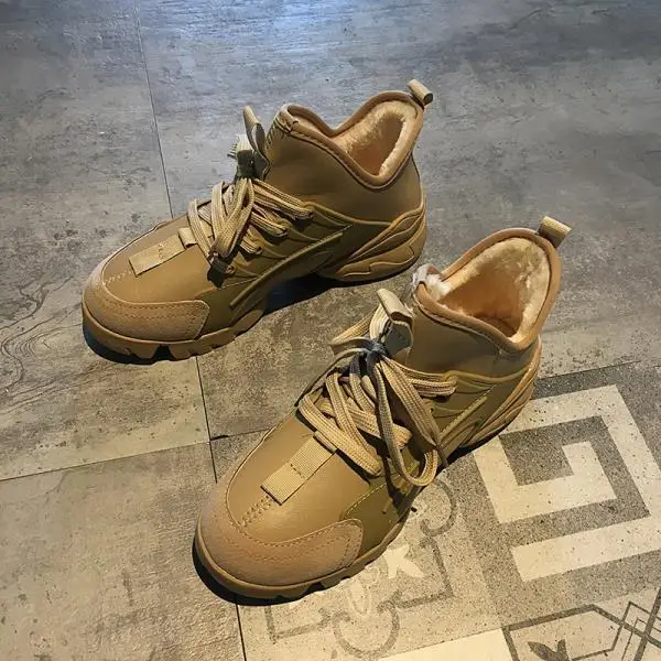 Женские кроссовки; женские кроссовки; женская обувь; Роскошная обувь для бега; женская модная летняя обувь из искусственной кожи с плюшевой подкладкой на резиновой подошве со шнуровкой - Цвет: 2