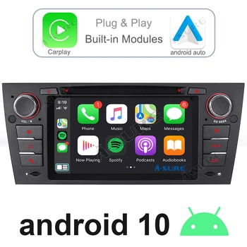 

A-Sure 7" Built-in AndroidAuto CarPlay Android 10.0 Auto Radio Stereo DVD GPS Navigation For BMW E90 E91 E92 E93 318 320