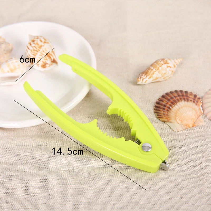 Зеленый Pliers Clam Shell Multifunction Marine Products Clams Opener cooking Tools Opener Shellfish Sea Food Clip C1240 e - Цвет: Зеленый