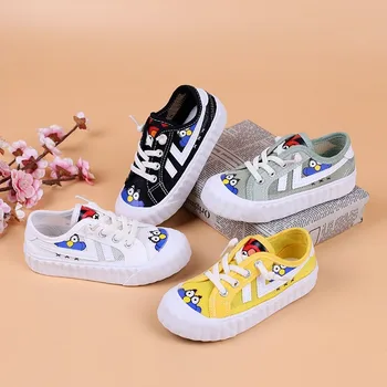 

Kids Canvas Shoes New Sesame Street Printed Toddler Girls Shoes Cartoon Chaussures Casual Sport Sneakers Boys Shoes Footwear