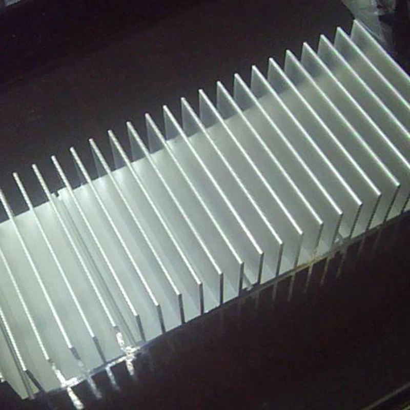Aluminum Heatsink Cooling Fin 150mmx60mmx25mm for Power Amplifier