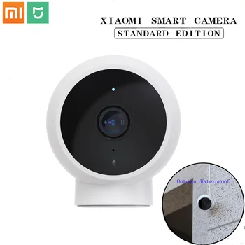 

Newest Xiaomi Mijia Smart Camera 170 ° Wide Angle Compact Camera HD 1080p IP65 Waterproof Infrared Night Vision Work With Mijia