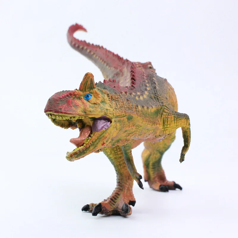 Юрская модель динозавра Меч дракона Lontium Raptors T-Rex styracoзавра еда говядины крупного рогатого скота длинные mi Lac Yalong