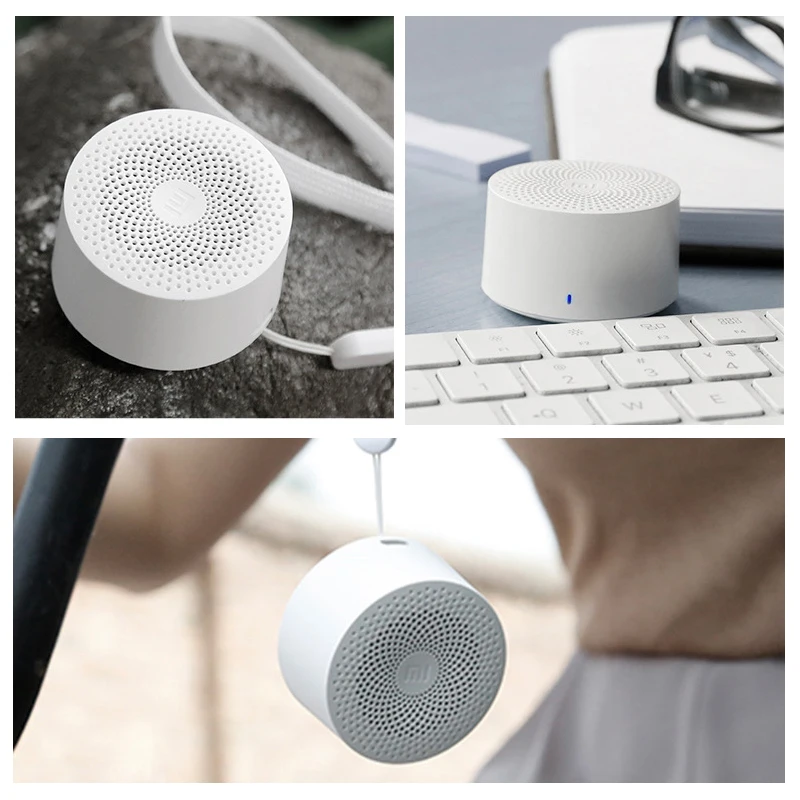 Original Xiaomi Mijia AI Bluetooth Speaker Wireless Portable Mini Speaker Stereo Bass AI Control With Mic HD Quality Call bluetooth speaker,portable speaker,mini bluetooth speaker,mini sound box