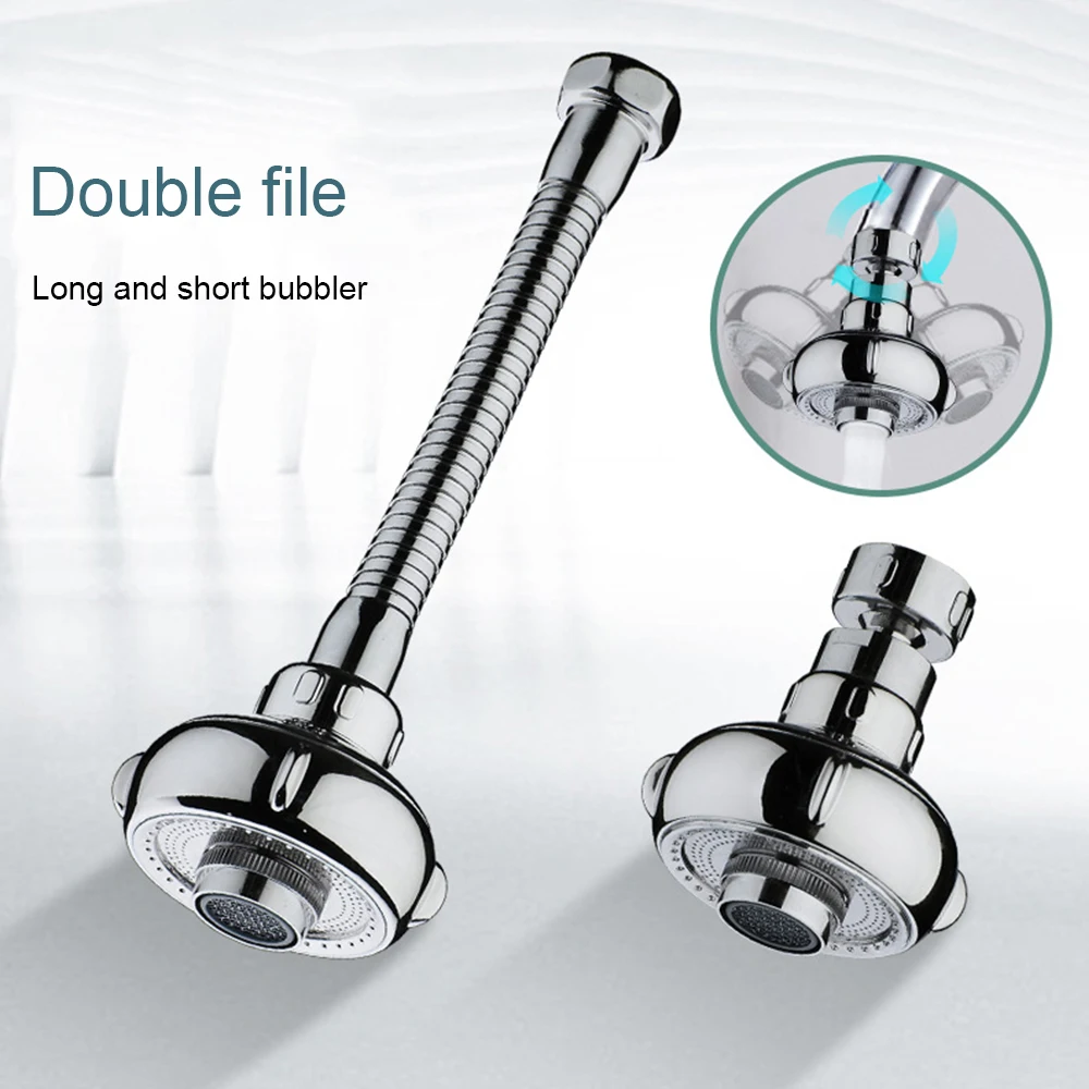 

360 Degree Kitchen Faucet adapter for Water Saving Tap Shower Filter Two Mode Flexible Faucet Nozzle for Kitchen Water Saving