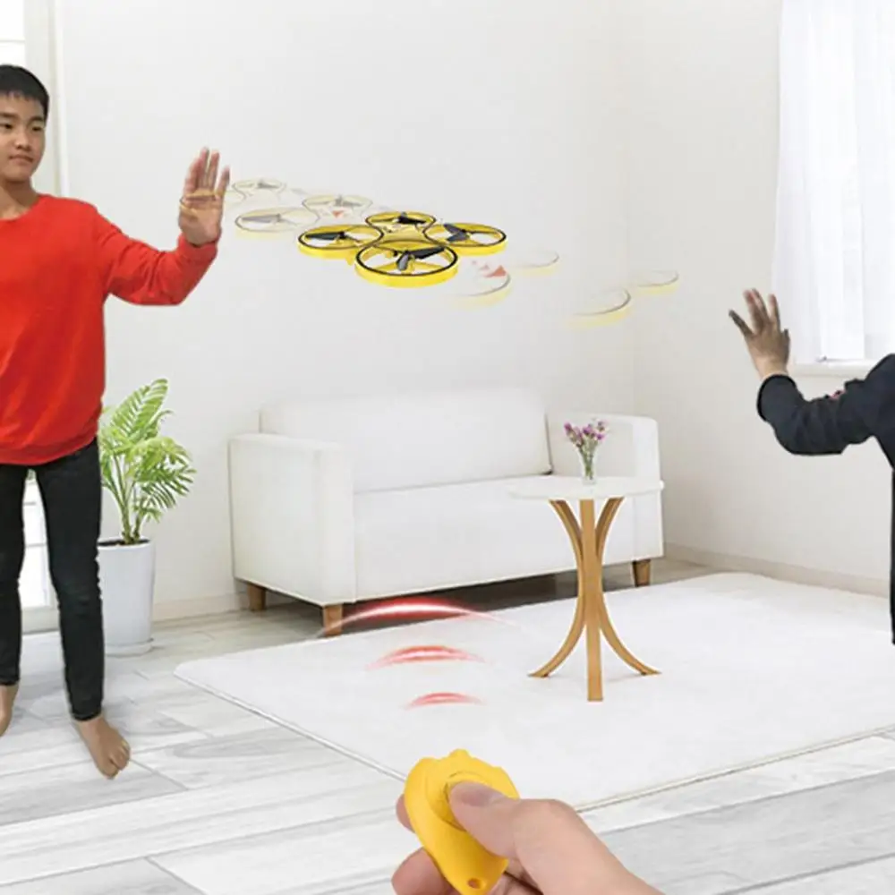 

Watch Interactive Induction Drone Fixed Height Four-Axis Aircraft Gravity Sensing Remote Control Aircraft