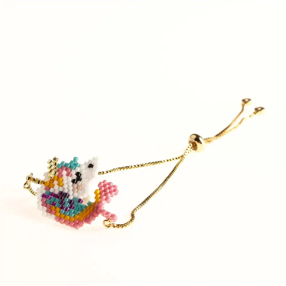 Go2boho Perles MIYUKI браслет лошадь Pulseras Mujer женские Бохо шикарные ювелирные изделия для девочек женские браслеты летняя золотая цепочка