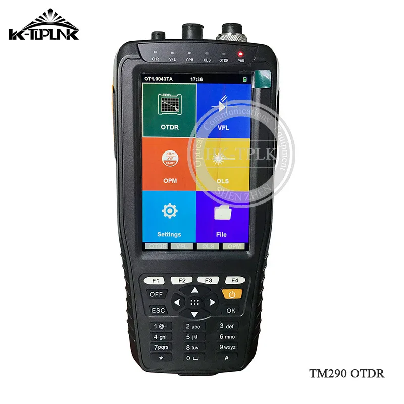 

TM290 Mini Smart OTDR 1310 1550nm with VFL/Smart Touch Screen OTDR Optical Time Domain Reflectometer high quality