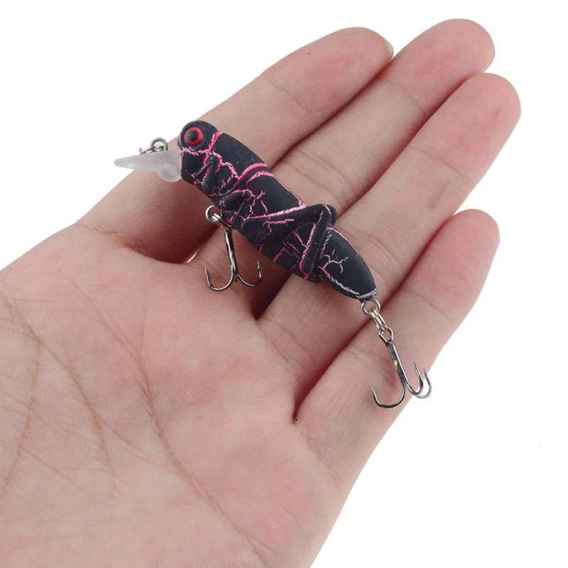 Insect Fishing Lures Grasshopper Flying Wobbler 5.5cm 4g Isca Artificial Crankbait for Carp Fishing Hard Baits Bass Pesca